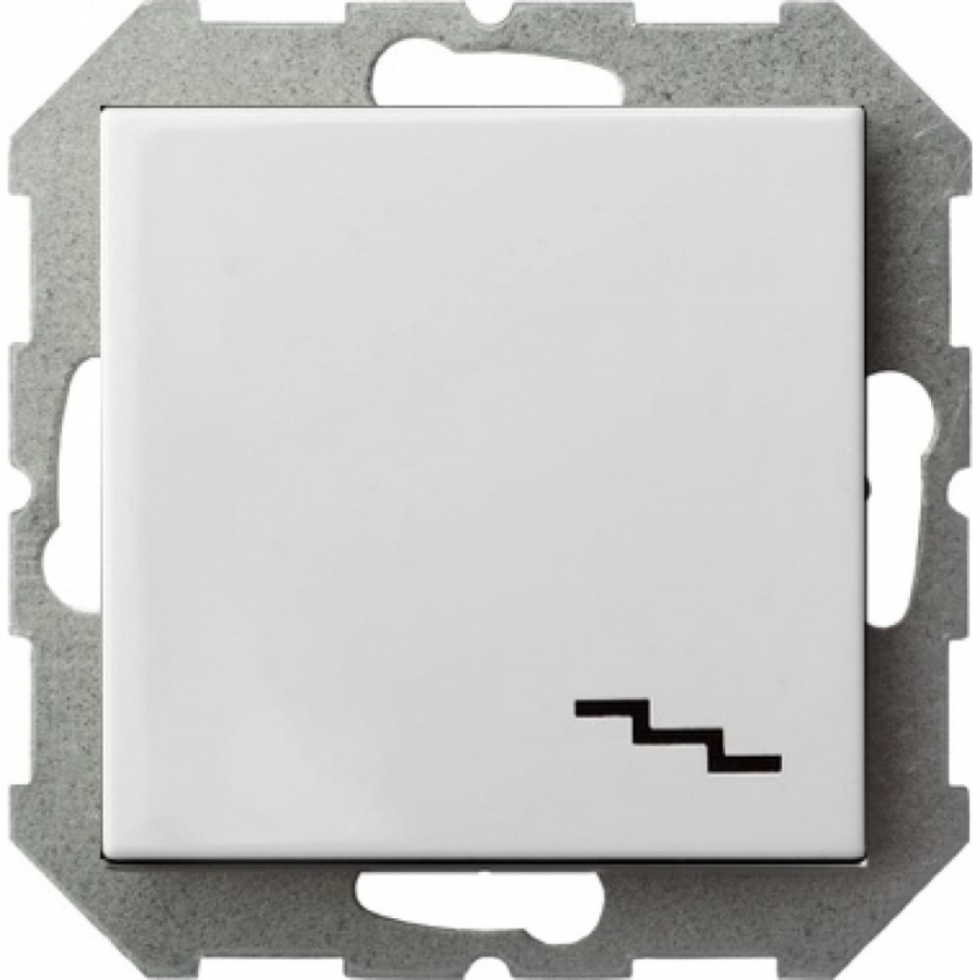 Проходной одноклавишный выключатель LIREGUS Эпсилон IP6 10-001-01 E/B