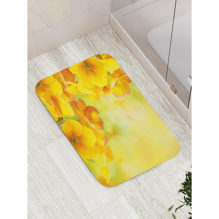 Противоскользящий коврик для ванной, сауны, бассейна JOYARTY Цветы из солнца