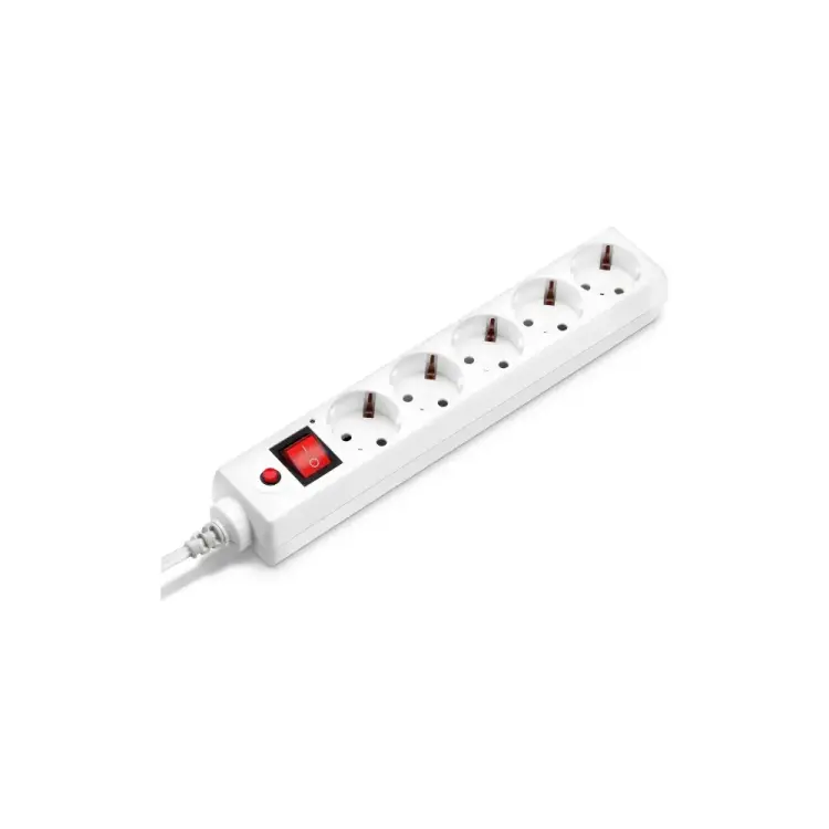 Сетевой фильтр BURO 500SH-1.8-UPS-W 1.8м (5 розеток) белый 992304