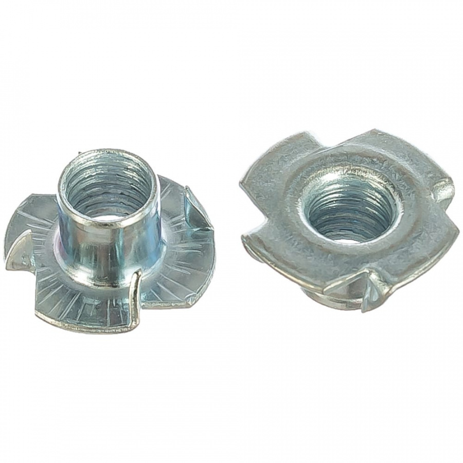 Мебельная врезная гайка МЕТИЗНЫЙ ДВОР M10x12,5 DIN1624 (100 шт.)