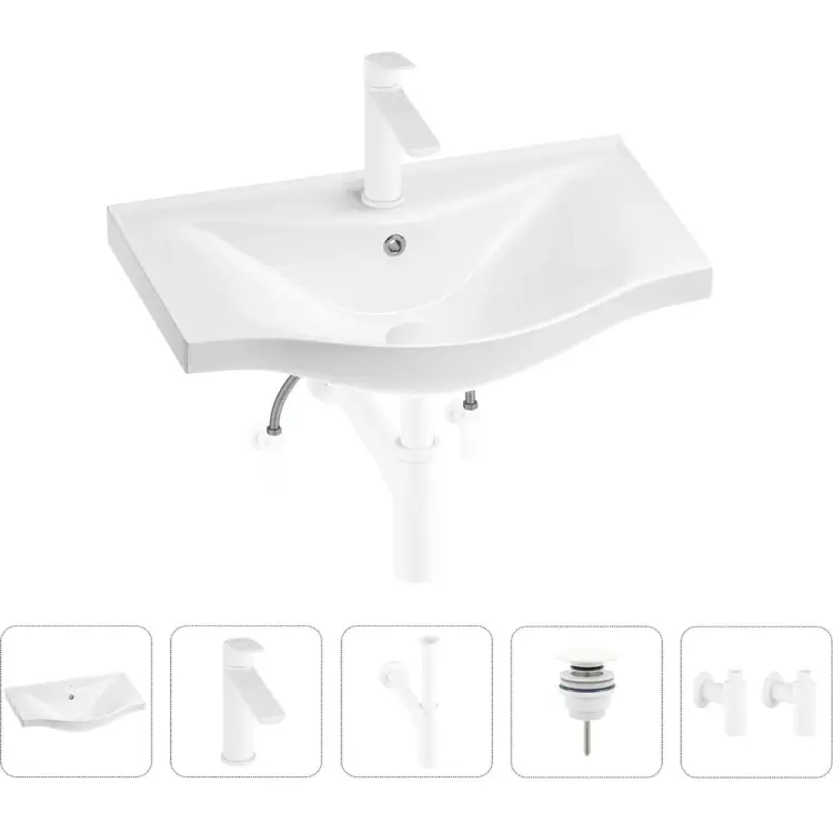 Раковина для ванной Wellsee Bisou 201005210