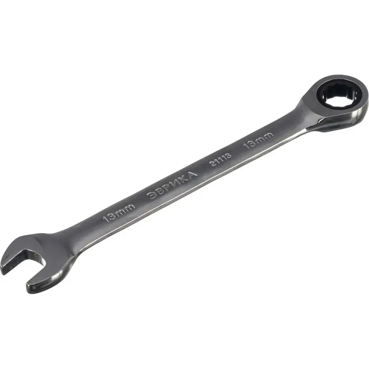 Трещоточный комбинированный ключ Эврика ER-21113H