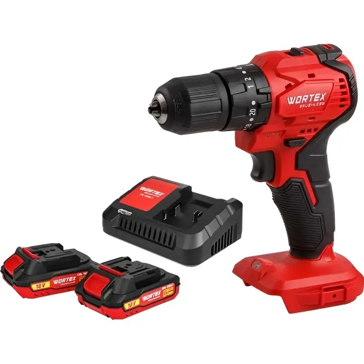 Аккумуляторная ударная дрель шуруповерт WORTEX BD 2030-1 1333424