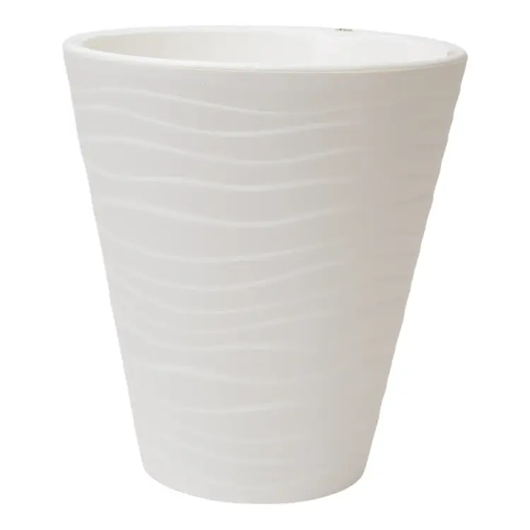 Горшок ООО КЗНМ валенсия белый d21,5, 5,2л 529811 Горшок ООО КЗНМ валенсия белый d21,5, 5,2л 529811