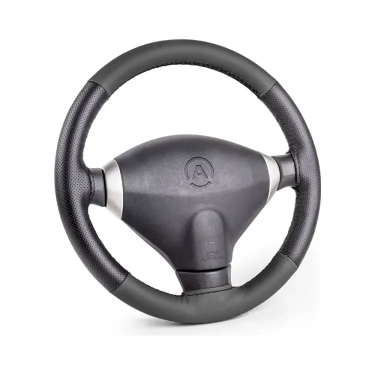 Оплетка для перетяжки руля AUTOPROFI SAM-100 BK/BK M