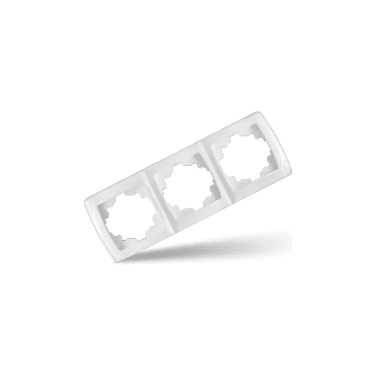 Горизонтальная трехместная рамка UNIVersal Маргарита МР003Г