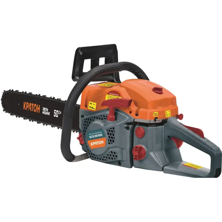 Бензиновая цепная пила Кратон Зверь машина GCS-55/500 3 14 02 021