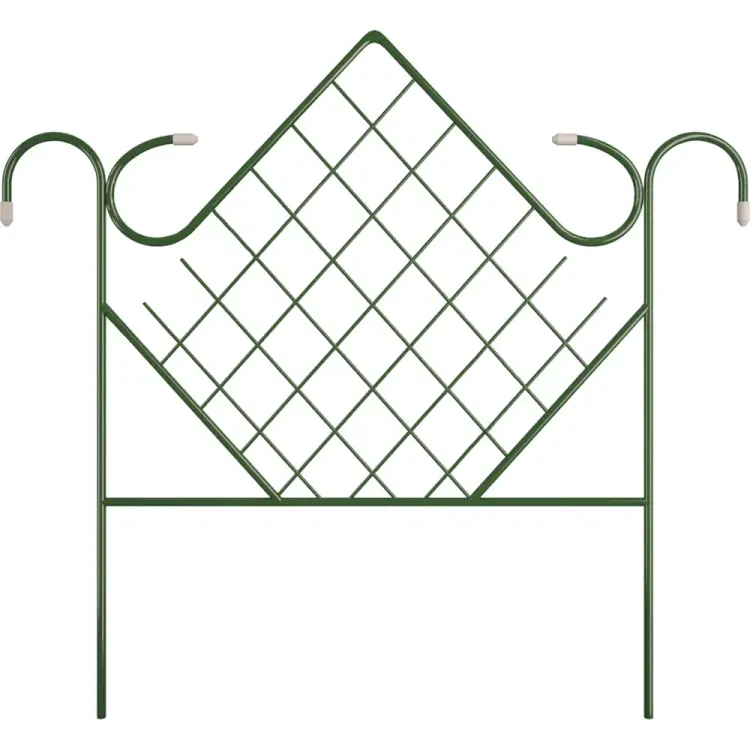 Металический забор декорированный Комплект-Агро Ромб ( Д- 4,6 м, В- 0,83 м ) (5 секций) KA0214