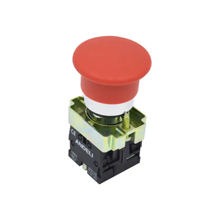 Кнопка ANDELI XB2-BC42 Грибок ADL10-064