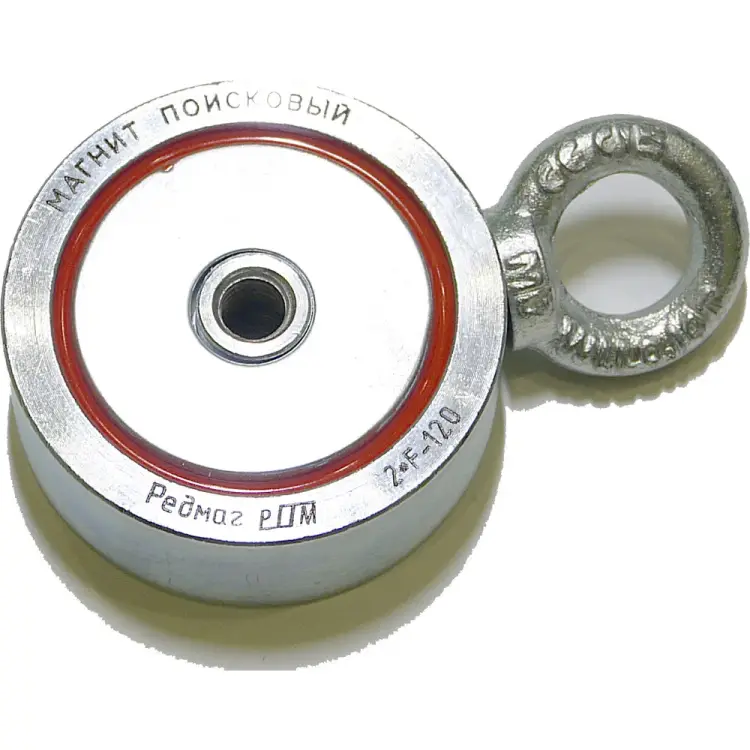 Поисковый двусторонний магнит Редмаг Х2 F120x2