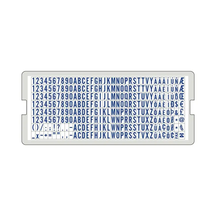 Касса букв GRM 6004 L Type 120000280
