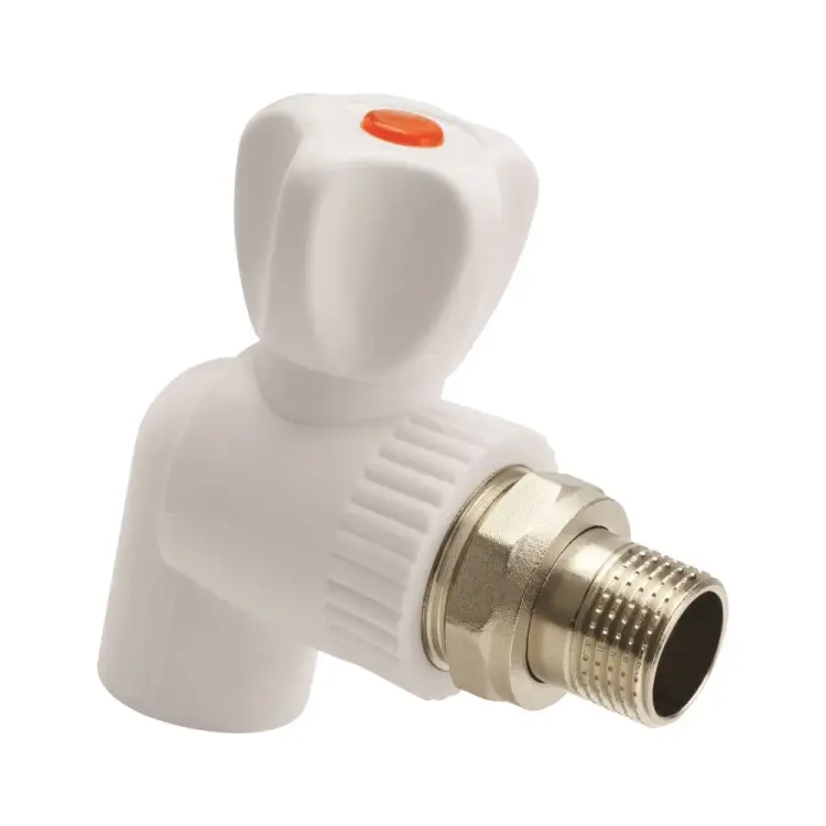 Угловой шаровой кран для радиаторов AQUALINK 3857