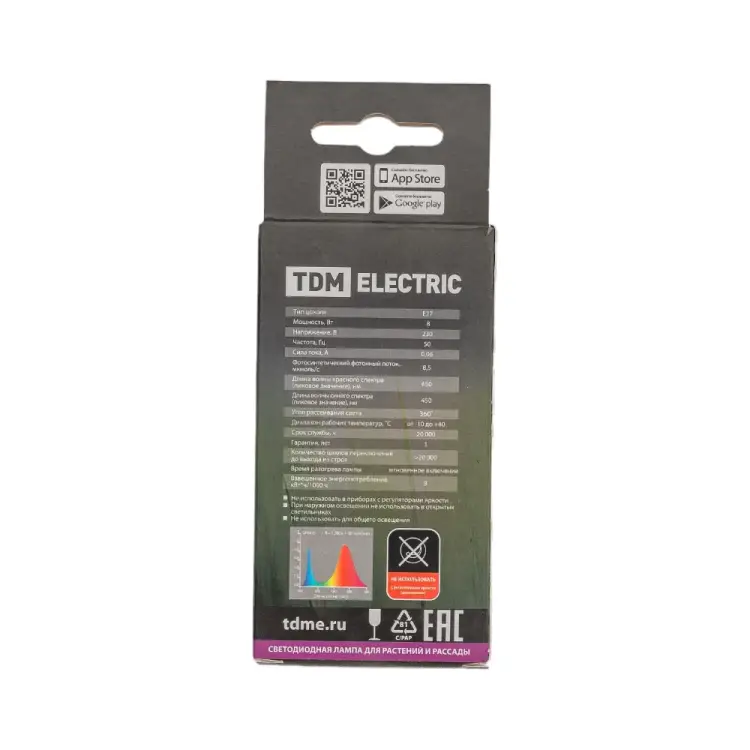 Светодиодная лампа TDM ELECTRIC SQ0340-0237