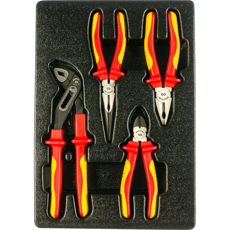 Набор диэлектрических пассатижей и бокорезов KING TONY 9-40604GP