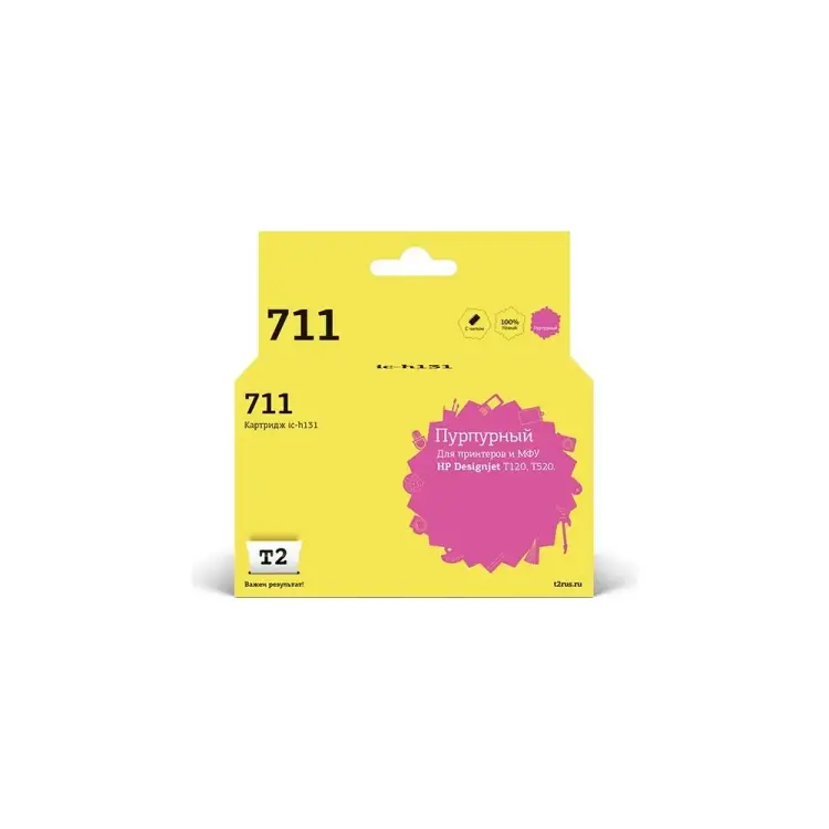 Картридж для HP Designjet T120 520 T2 №711 IC-H131 Картридж для HP Designjet T120 520 T2 №711 IC-H131
