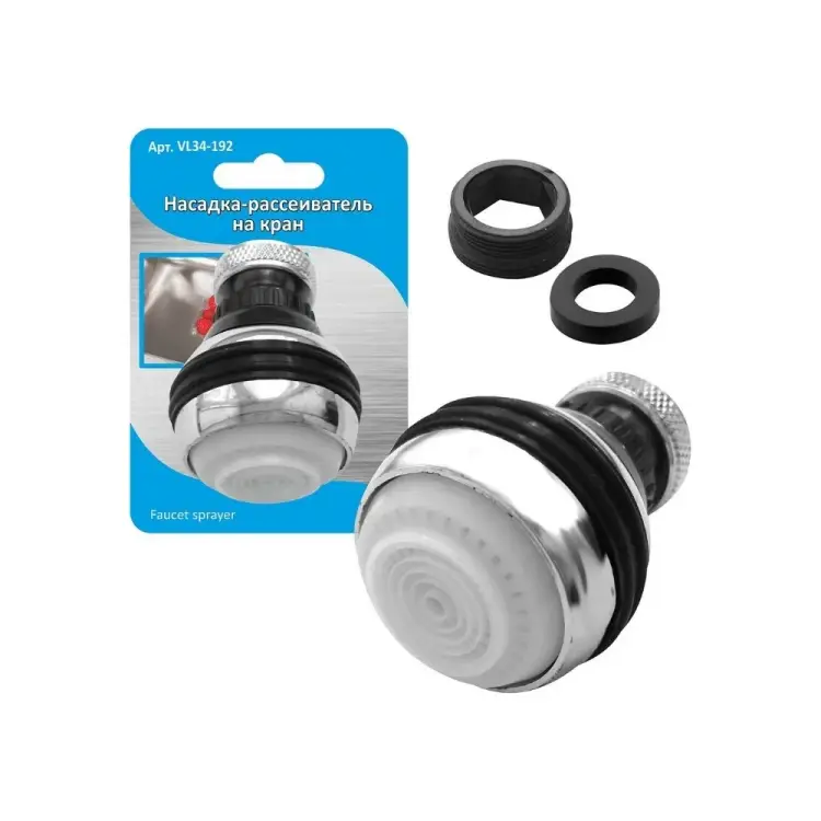 Насадка-рассеиватель на кран МУЛЬТИДОМ 6х3,8 см VL34-192