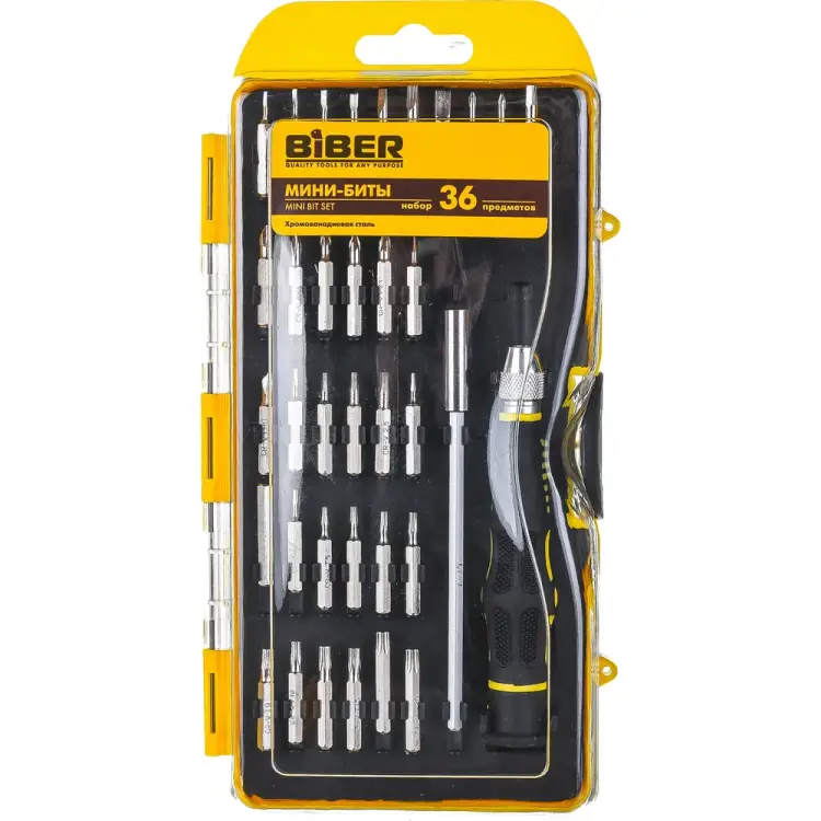 Набор мини-бит Biber 84946 тов-160270 Набор мини-бит Biber 84946 тов-160270