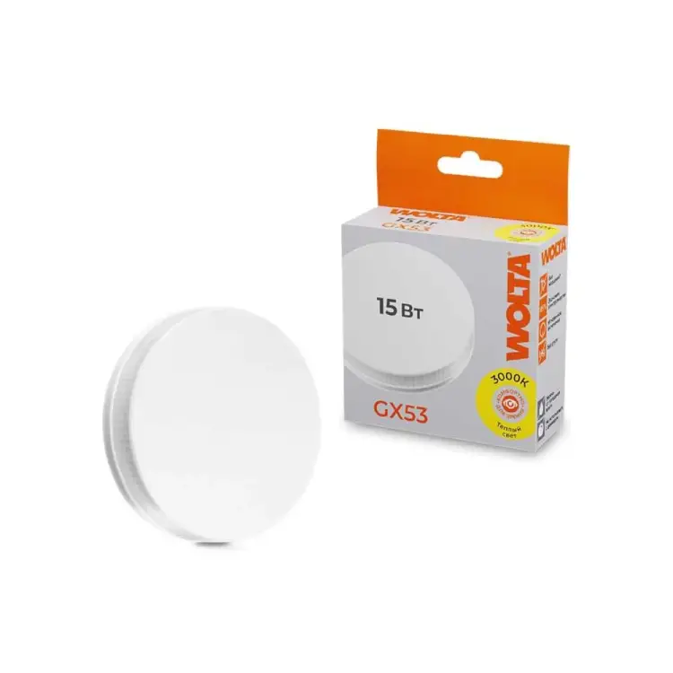 Светодиодная лампа Wolta 25Y75R15GX53