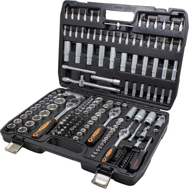 Набор метчиков и футорок для восстановления резьбы свечей накаливания Partner PA-41723-5(7733)