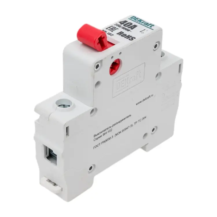 Выключатель нагрузки DEKraft ВН102 17022DEK Выключатель нагрузки DEKraft ВН102 17022DEK