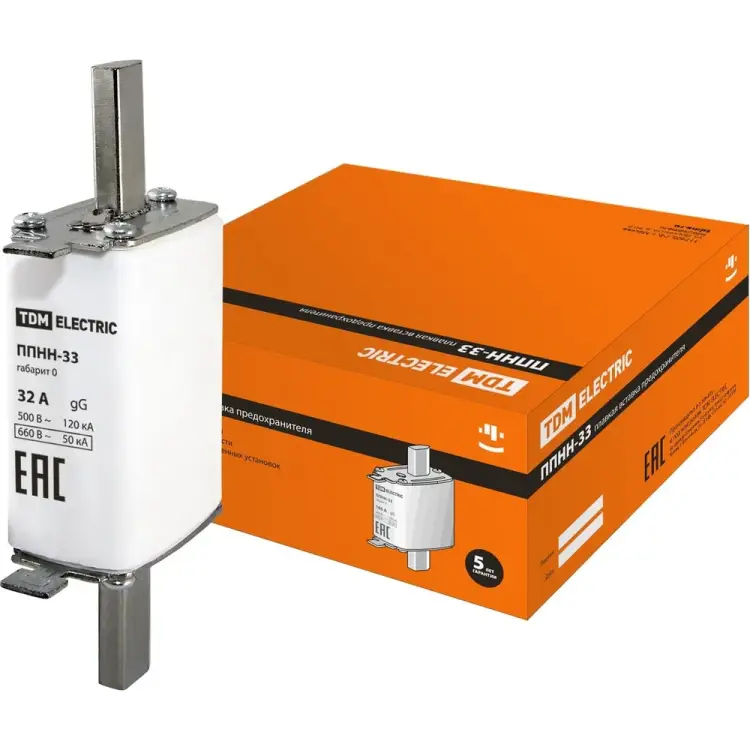 Плавкая вставка предохранителя TDM ELECTRIC ППНН-33 SQ0713-0011