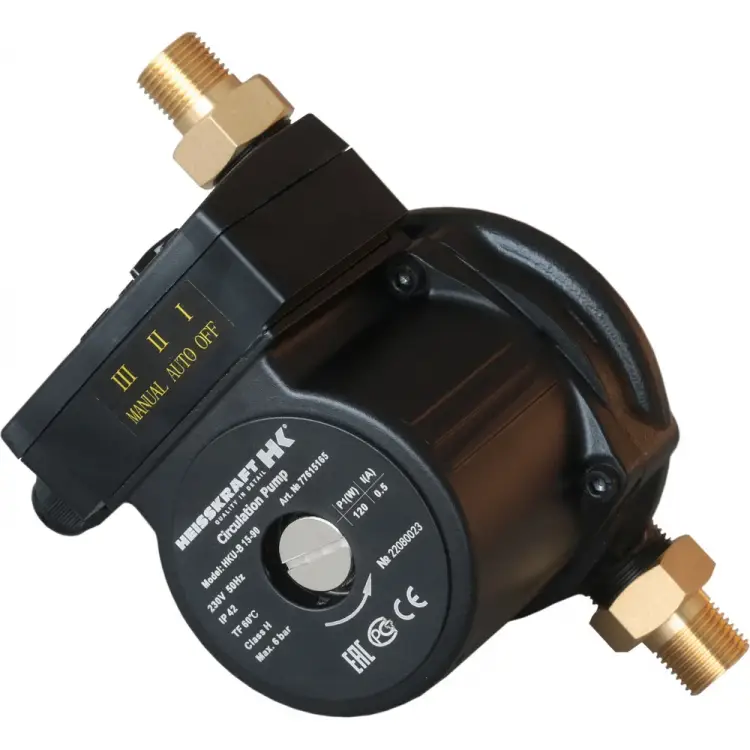 Насос Heisskraft HKU-B 15-120, 1x230 В, G 3/4", PN 10, 200 мм, кабель 1.5 м с вилкой 77615166 Насос Heisskraft HKU-B 15-120, 1x230 В, G 3/4", PN 10, 200 мм, кабель 1.5 м с вилкой 77615166