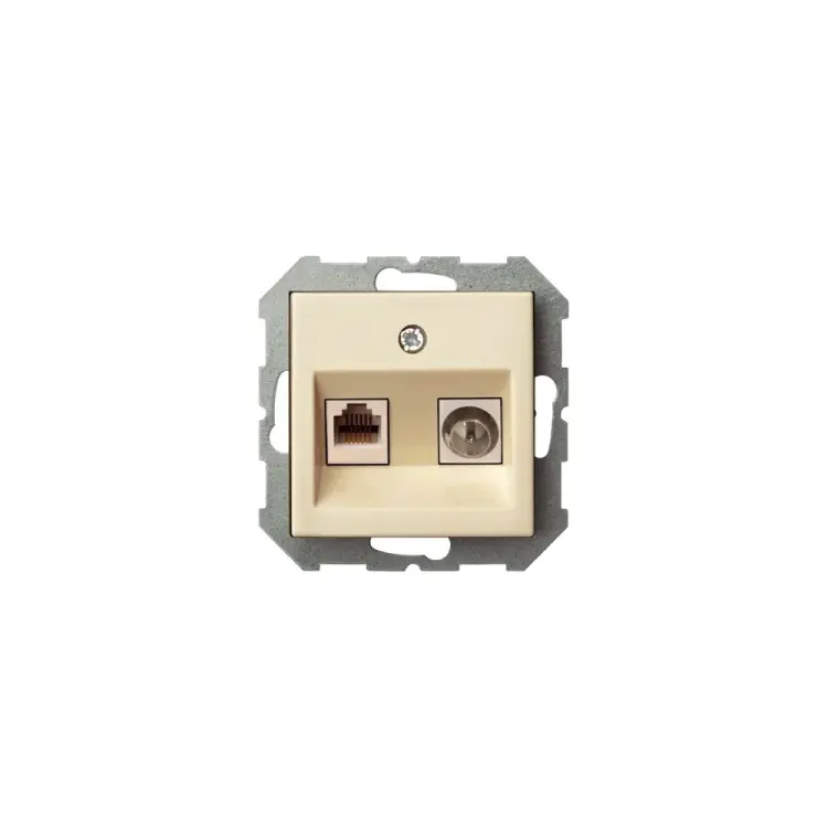 Розетка LIREGUS Эпсилон ITVKL-1-01 E/S 28-073