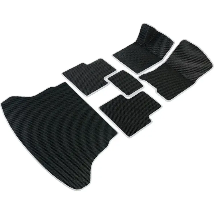 Коврики в салон и багажник для Hyundai Elantra VI 2015-2020 (Хендай Элантра 6) Vicecar SBDL18049R-белый