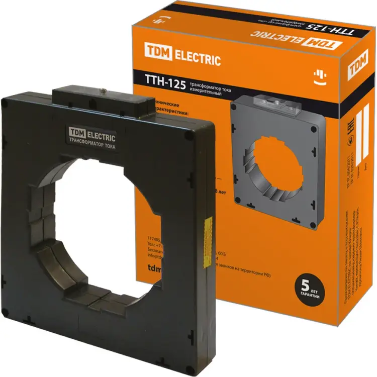 Трансформатор тока TDM ELECTRIC ТТН 125/2500/5-15VA/0,5S-Р SQ1101-1172