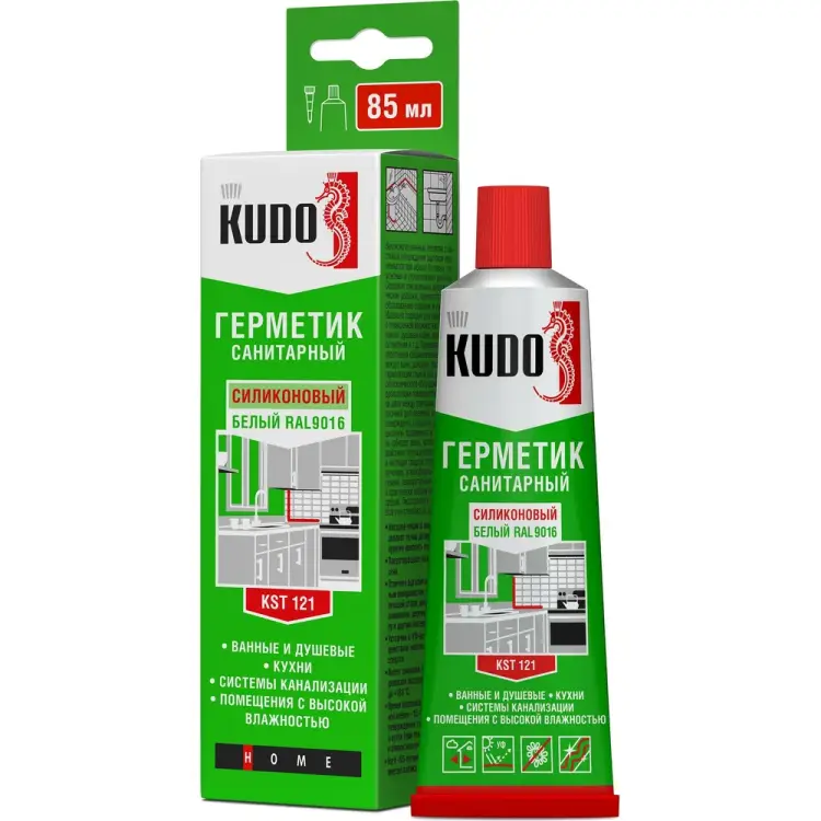 Санитарный силиконовый герметик KUDO KST-121