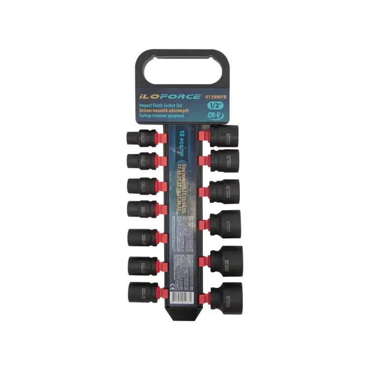 Набор головок ударных iLOFORCE IF-4139MPB(54751)