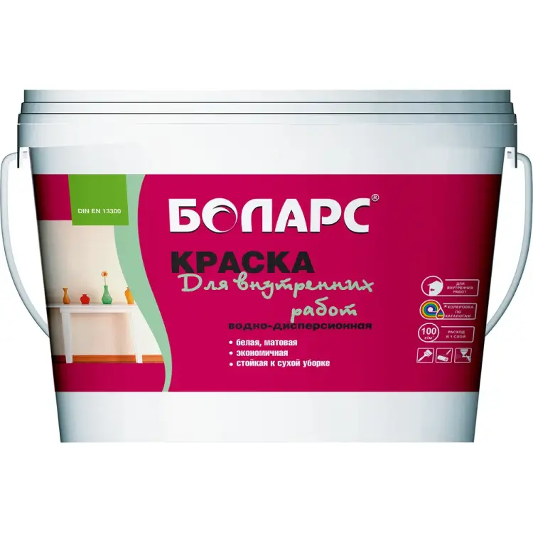 Краска для внутренних работ БОЛАРС 2100 00000003825 Краска для внутренних работ БОЛАРС 2100 00000003825