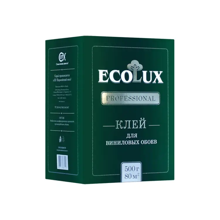 Клей для обоев Ecolux PROFESSIONAL Винил 4607133681197 Клей для обоев Ecolux PROFESSIONAL Винил 4607133681197