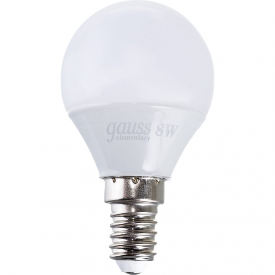 Лампа Gauss LED Elementary Globe 8W E14 4100K