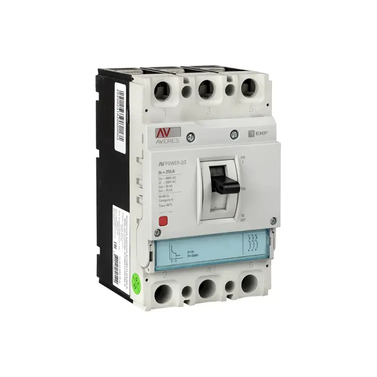 Автоматический выключатель EKF AV POWER-2/3 AVERES mccb-23-250H-TR-av