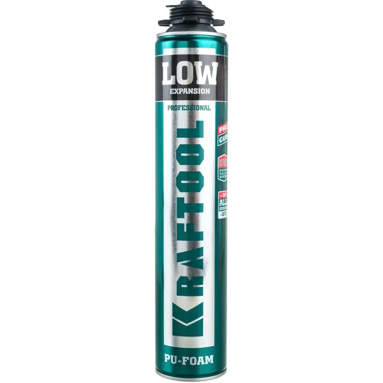 Полиуретановая пена для монтажного пистолета KRAFTOOL KRAFTFLEX PROFI LOW 41181_z01 Полиуретановая пена для монтажного пистолета KRAFTOOL KRAFTFLEX PROFI LOW 41181_z01