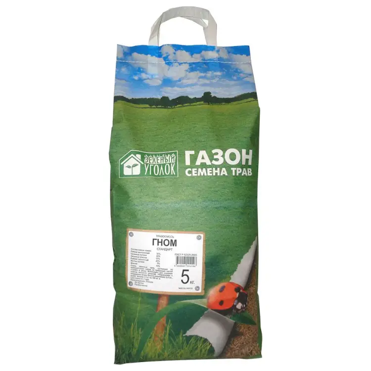 Семена газона Зеленый уголок Травосмесь Гном Стандарт 20674