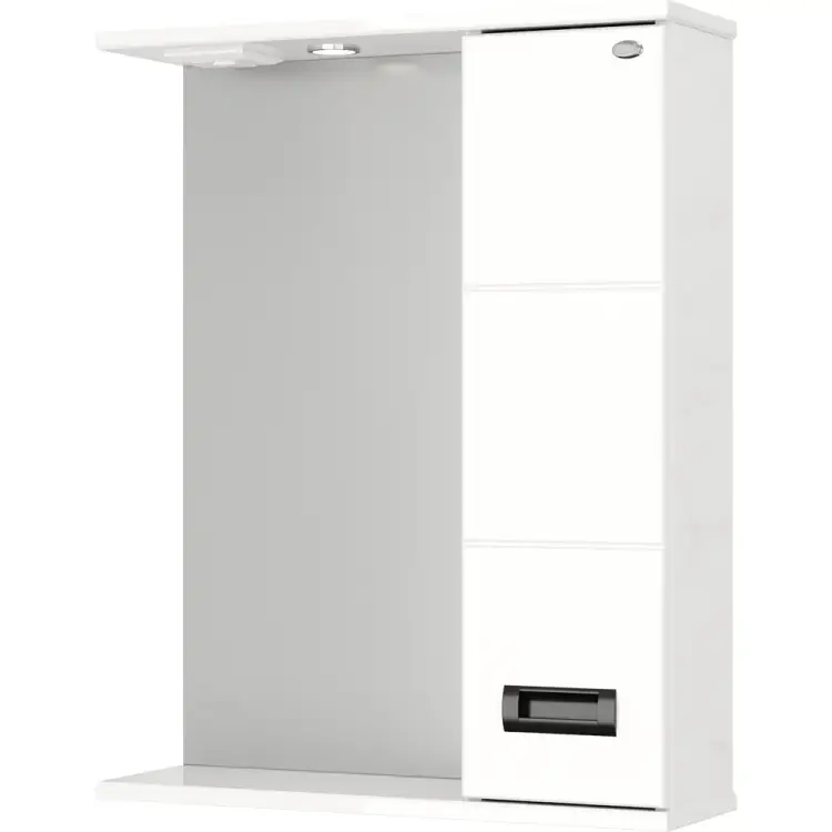 Правый зеркальный шкаф Onika БАЛТИКА Black 58.01 205846