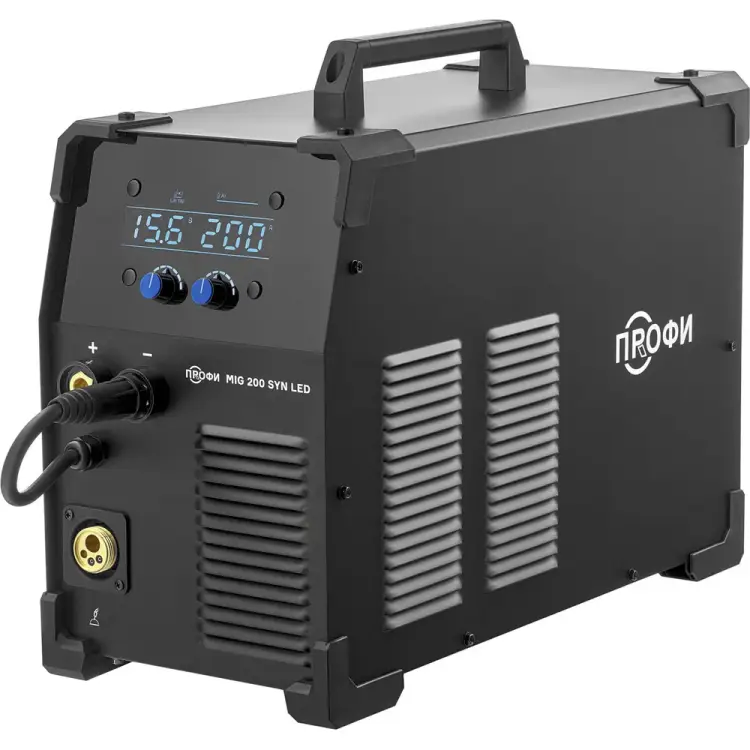 Аппарат полуавтоматической сварки ПТК ПРОФИ MIG 200 SYN LED 43281