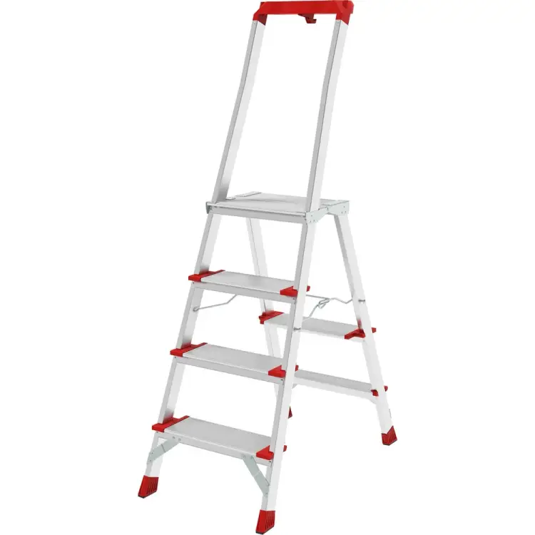 Профессиональная алюминиевая стремянка Новая Высота NV 3138 3138104 Профессиональная алюминиевая стремянка Новая Высота NV 3138 3138104