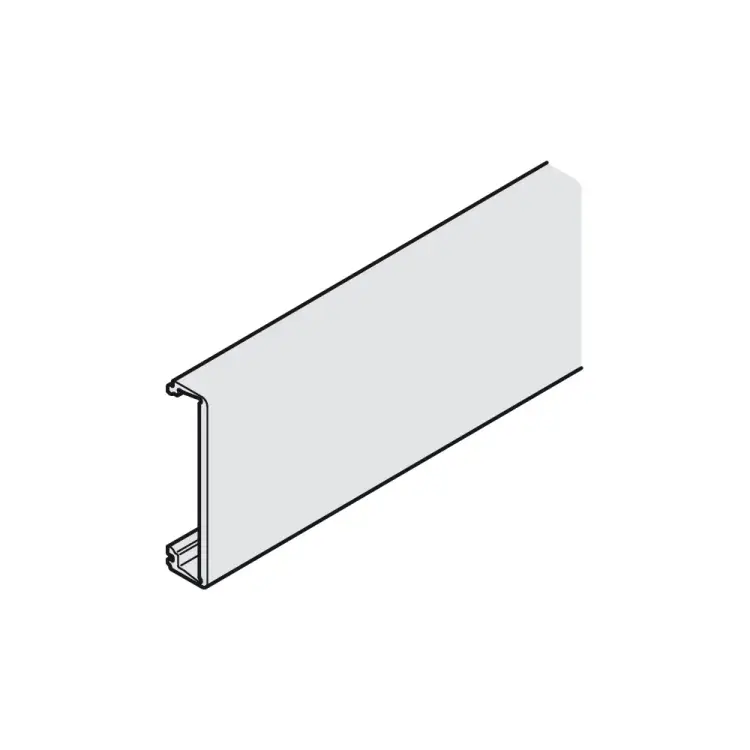 Накладной декоративный алюминиевый зажимной козырек Hafele Porta 940.60.760