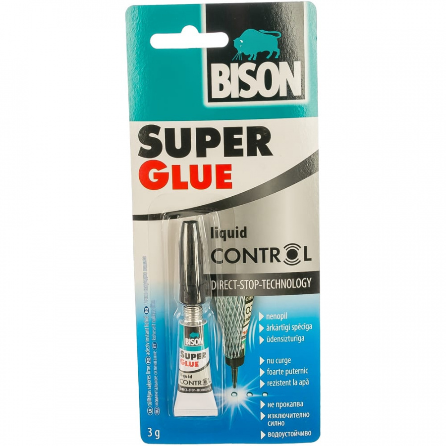 Клей Bison SUPER GLUE CONTROL CRD