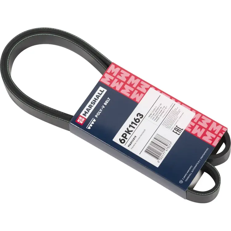 Поликлиновой ремень Citroen Jumper II 06-, Fiat Ducato III 06-, Nissan Qashqai II MARSHALL M6310319