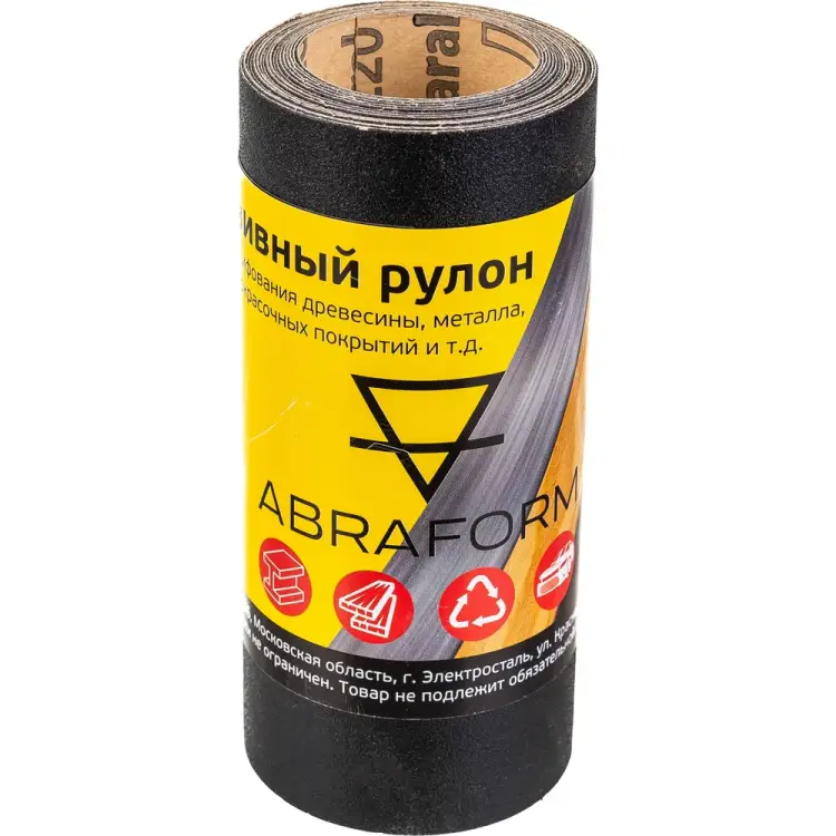 Бумажный рулон абразивный ABRAFORM afr115-2500-220 Бумажный рулон абразивный ABRAFORM afr115-2500-220