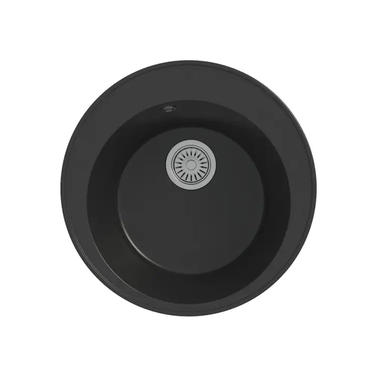 Кухонная мойка Teymi Lina D51, круглая, бежевая матовая T120102 ЦБ-00266891