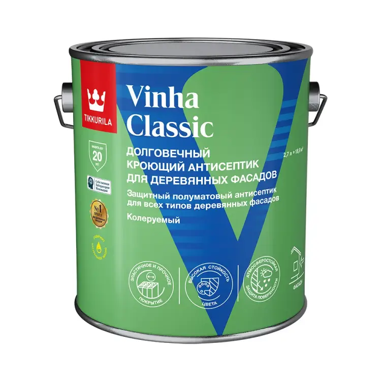 Кроющий антисептик Tikkurila VINHA CLASSIC VVA 700014054