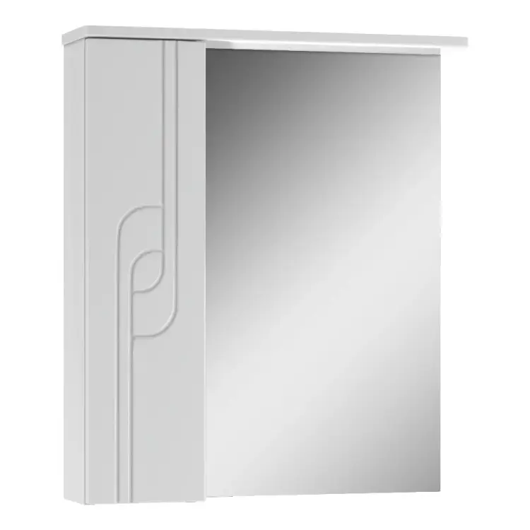 Левый шкаф-зеркало Айсберг Лилия 60 DA2008HZ