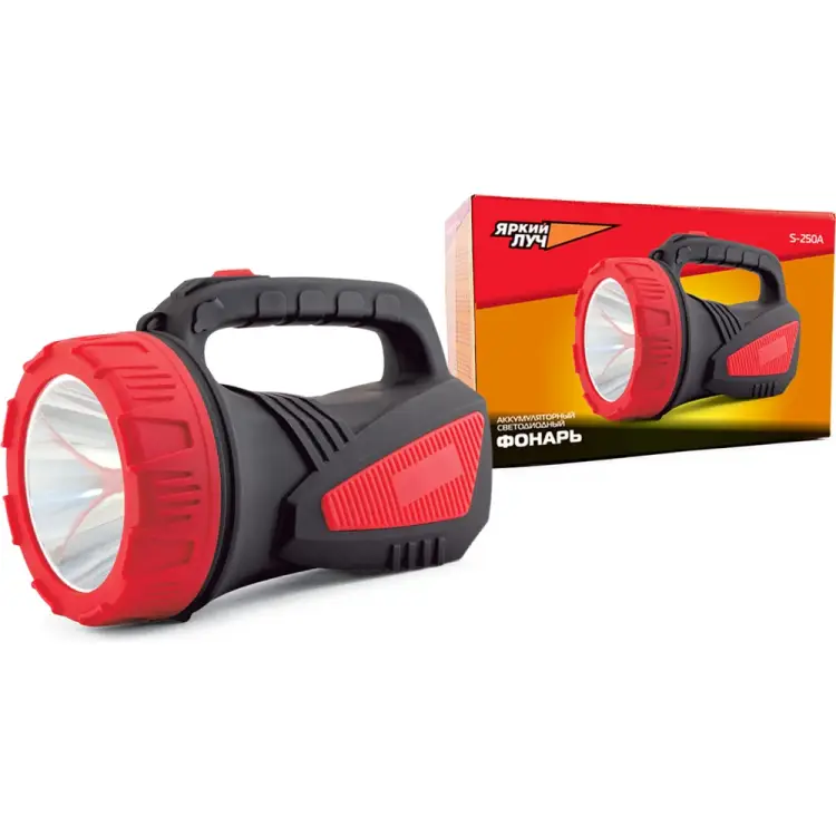 Аккумуляторный фонарь ЯРКИЙ ЛУЧ S-250A 4606400001324
