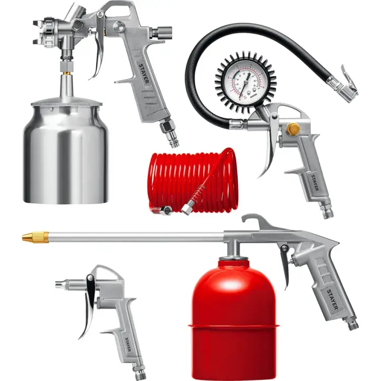 Пневматический универсальный набор STAYER MASTER 06487-H5