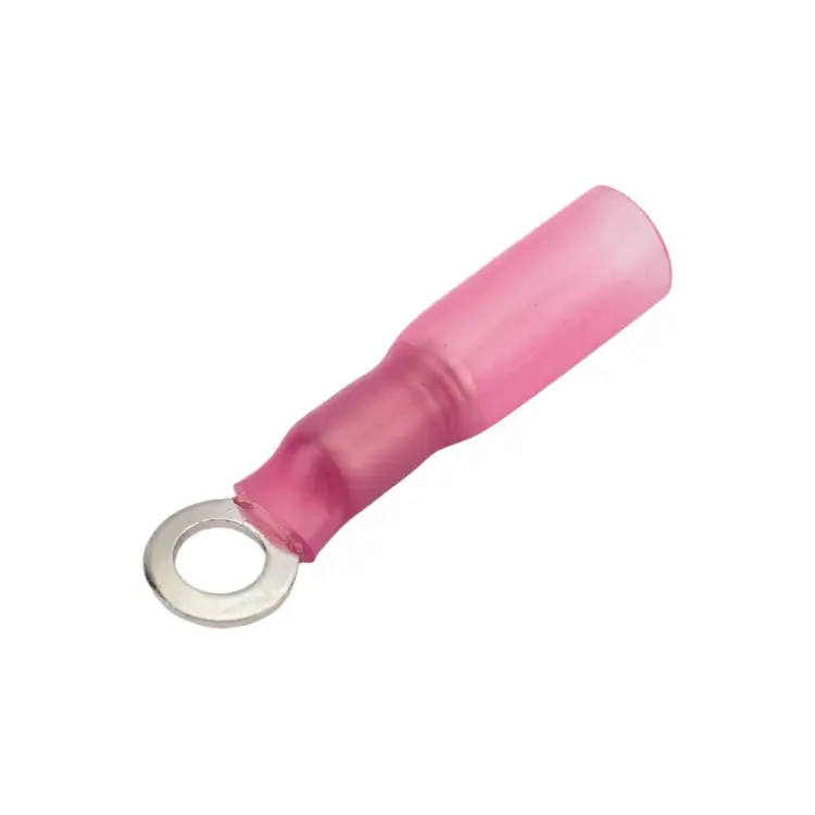 Изолированный кольцевой термоусаживаемый наконечник REXANT 08-0009 Изолированный кольцевой термоусаживаемый наконечник REXANT 08-0009